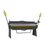 Manual Pan Brakes W-8012A, Heavy-Duty Manual Panbrake Folder, 2.5x2040mm Mild Steel Sheet Metal Bender