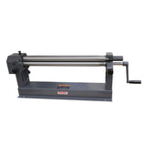Manual Sheet Curving Rolls W01-2422, Sheet Metal Roller Machine With Two Removable Rollers, 610x0.8mm Capacity