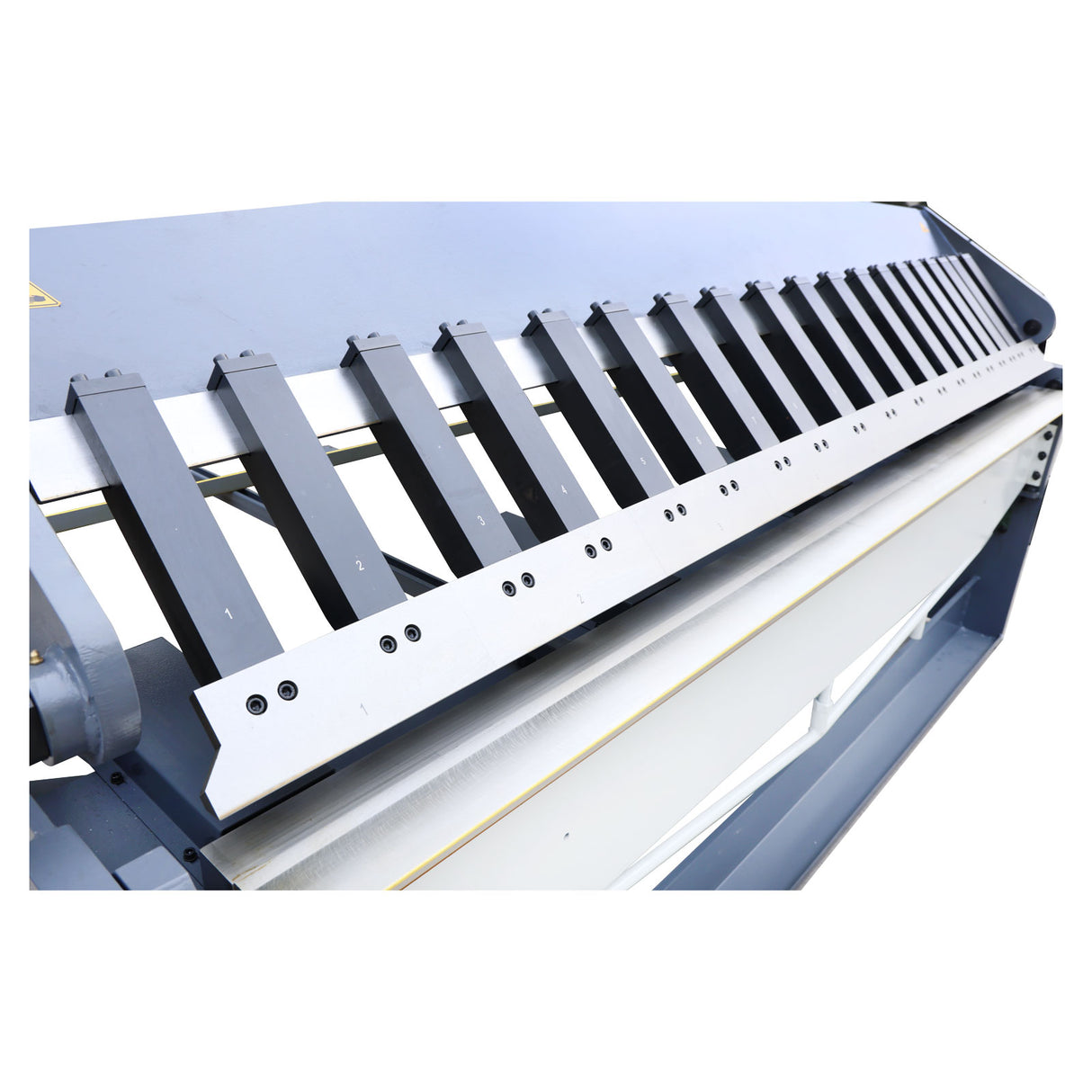Manual Panbrake Folder W-10014H, 2540x2.0mm Sheet Metal Bender with Extened Fingers to Bend Box of 230mm Depth