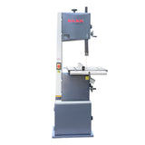 Wood Vertical Band Saw WBS-14, 240V Motor Saw Cutting Machine  with Storage Cabinet Base