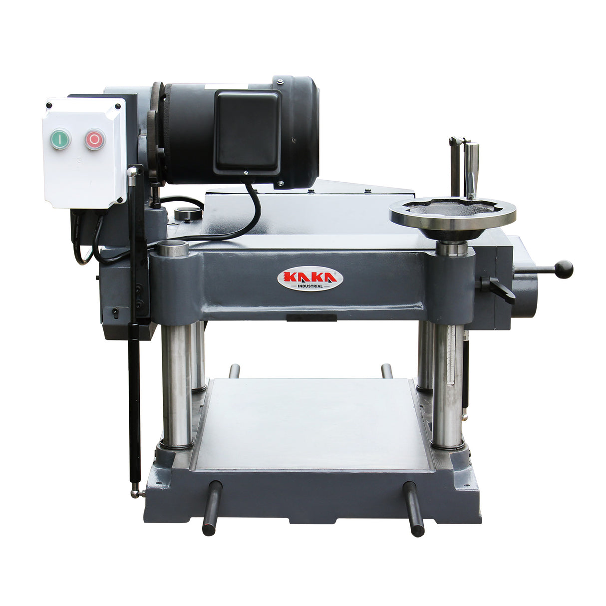 Planer / Joninter WDP-4215B, Bench Top 380mm Thicknesser with Helical Spiral Cutterhead, 240V Woodworking Machine