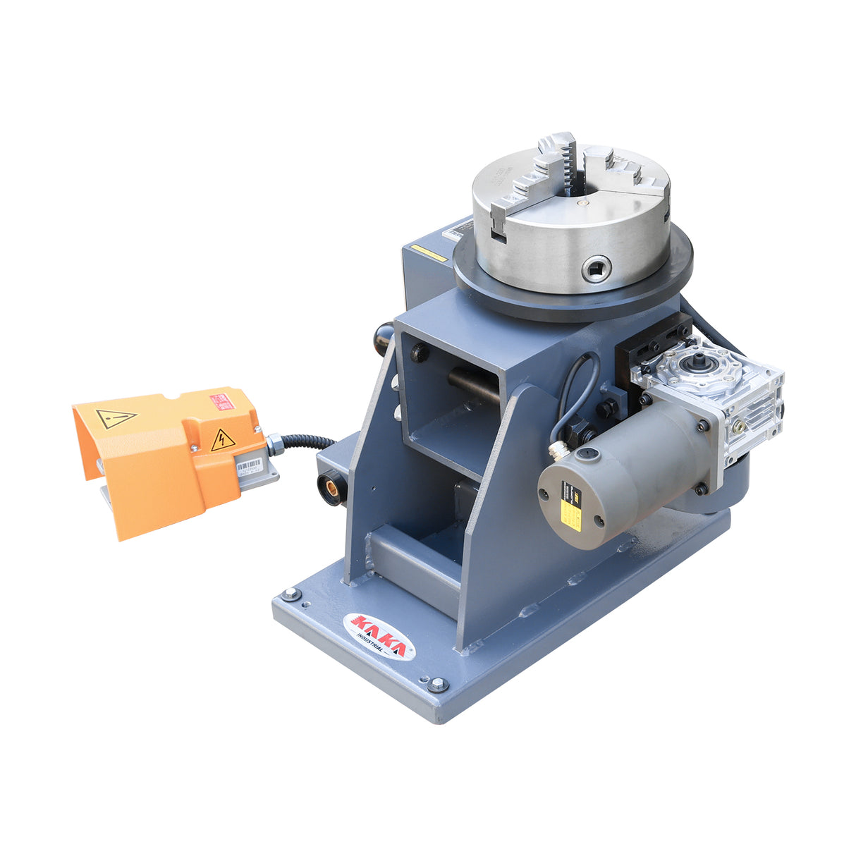 Manual Tilt Turntable WP-110TB, C/W Rotating Speed Digital Display & 3-Jaw Self Centering Chuck, Welding Positioner