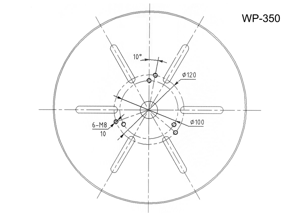 KANG Industrial Welding Positioner Rotating table for welding WP350