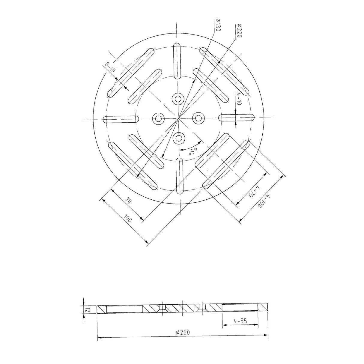 Manual Rotary Turn Table WP30M, Two Axes Rotary Table, Manual Welding Positioner
