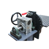 Mini Rotary Welding Positioner 136kg, Manual Worm Gear Drive, 15° Locking,  WT-600x450 Welding Table Fixture
