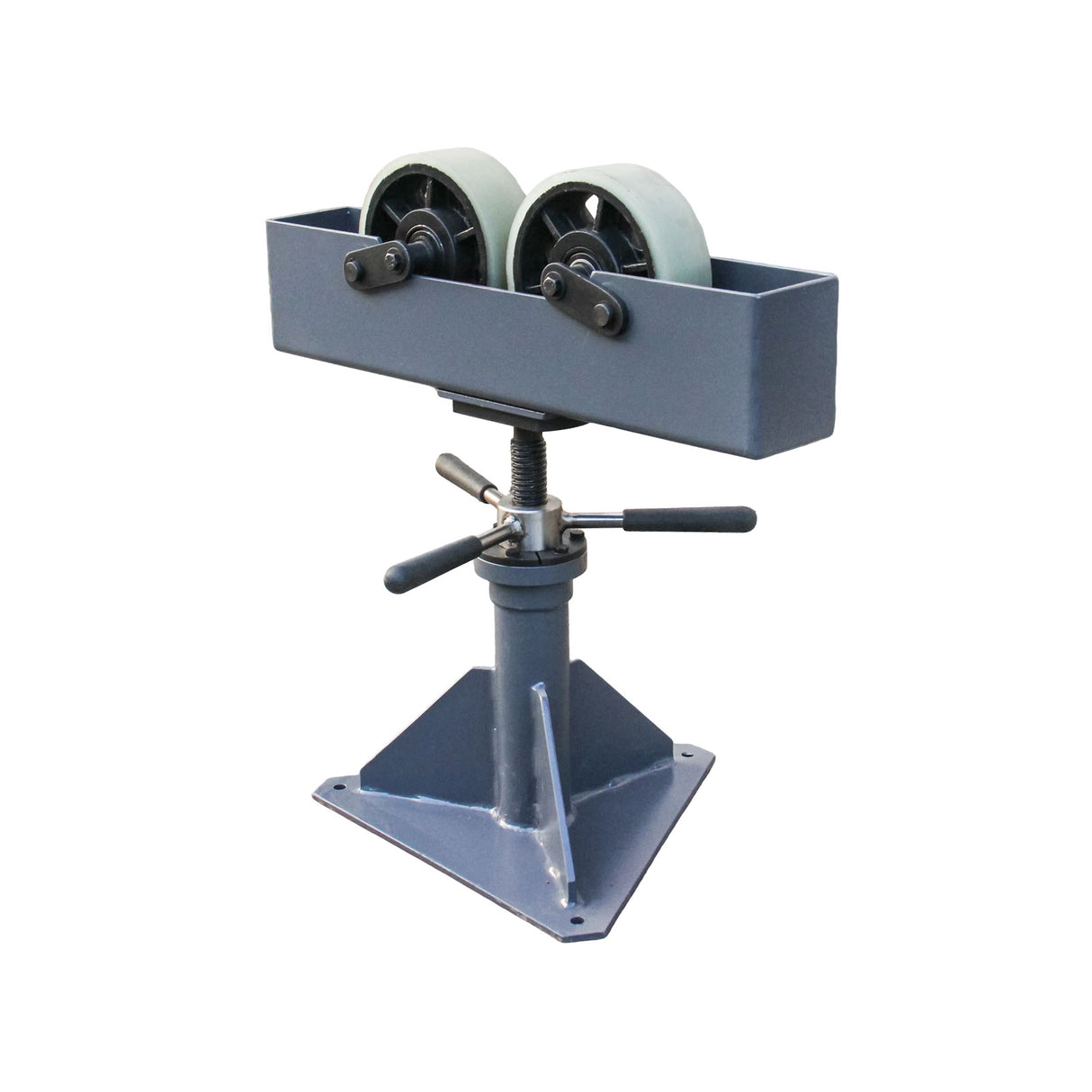 Manual Turn Roller WTR450, Height Adjustable Pipe Welding Support for Welding Positioner