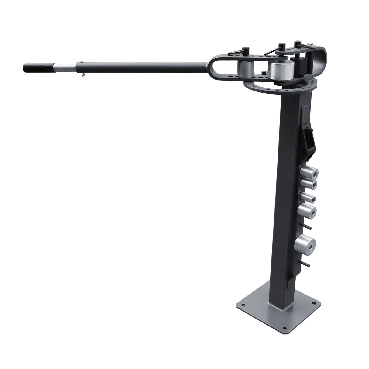 Floor Type Compact Metal Bar Bender YP-38, Flat Bar Bender Max. Bend 200 Degrees, Flat Bar Radius Bender