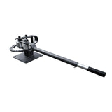 Bench-Top Metal Bender YP-9, Manual Flat Bar Bender with 7 Dies, Up to 200 Degrees Bender