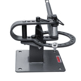 Bench-Top Metal Bender YP-9, Manual Flat Bar Bender with 7 Dies, Up to 200 Degrees Bender