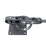 Bench-Top Metal Bender YP-9, Manual Flat Bar Bender with 7 Dies, Up to 200 Degrees Bender