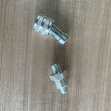 Hydraulic Quick Coupler Set, ZG 3/8", 19TPI, 700 Bar, Drip-Free Hydraulic Quick Coupling