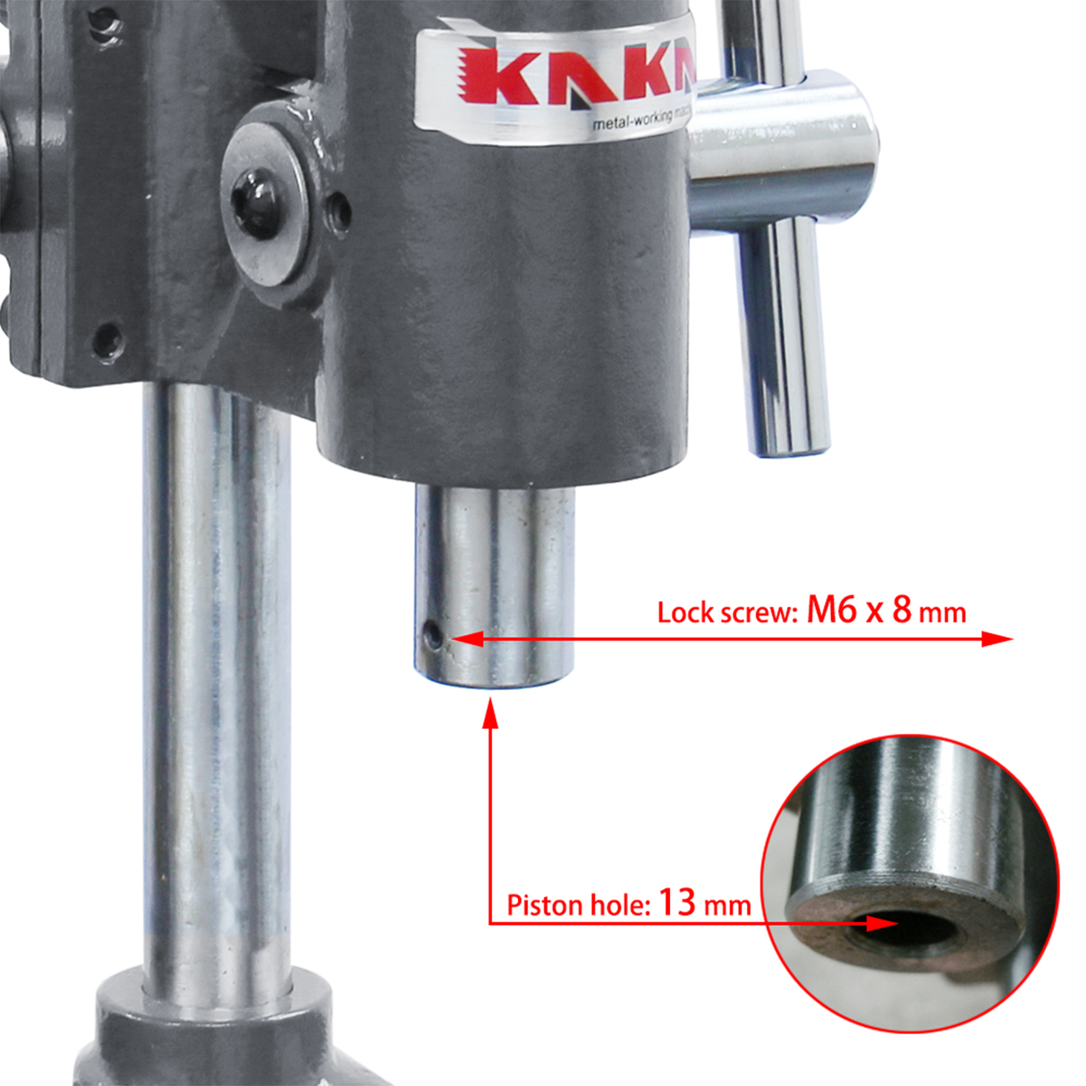 KANG Industrial AP-1S Arbor Press, Solid Construction, 1 Ton Adjust Press Height Jewelry Tools