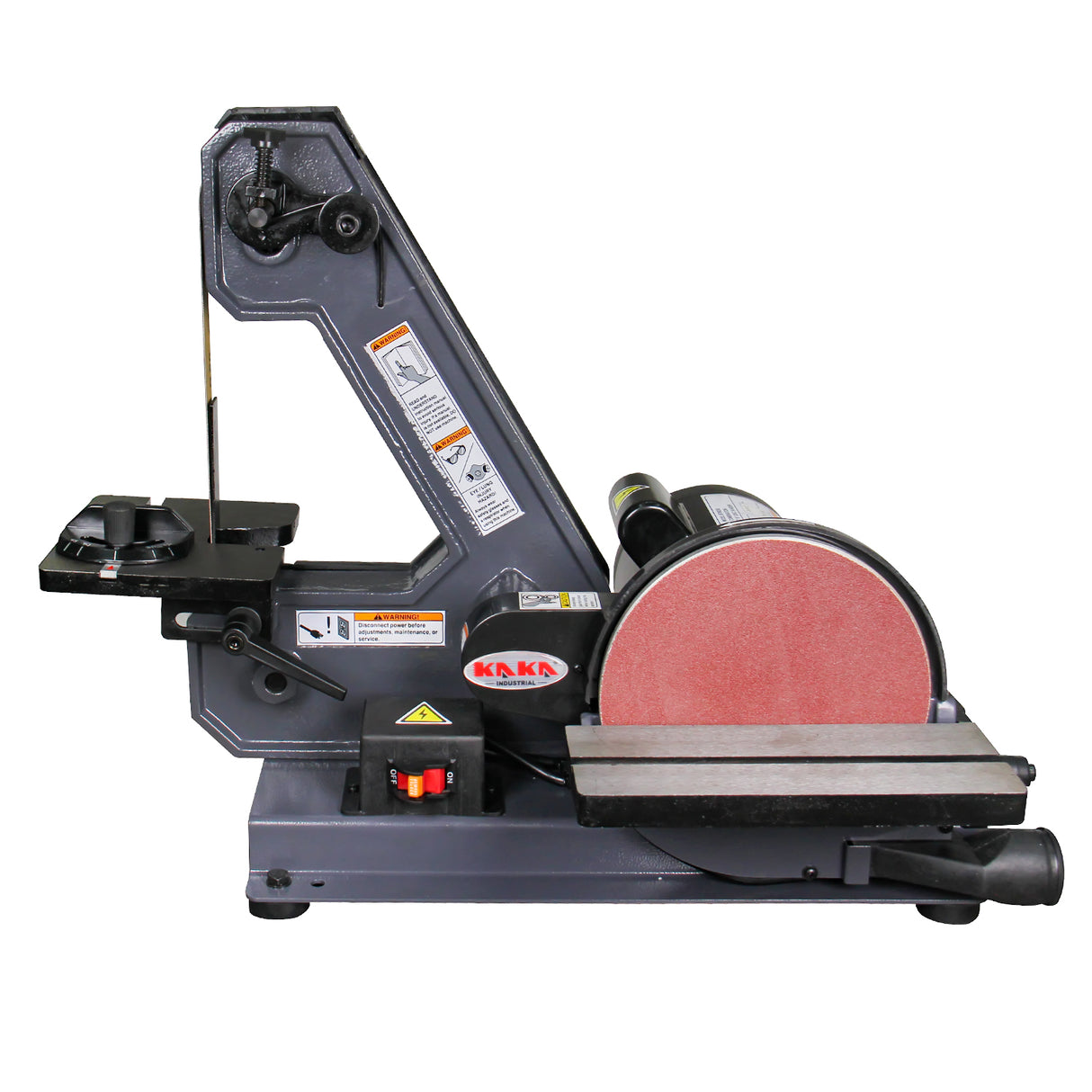 KANG Industrial BTM-200 Benchtop Belt/Disc Combination Grinder, Wood Polishing Machine with 240V Motor