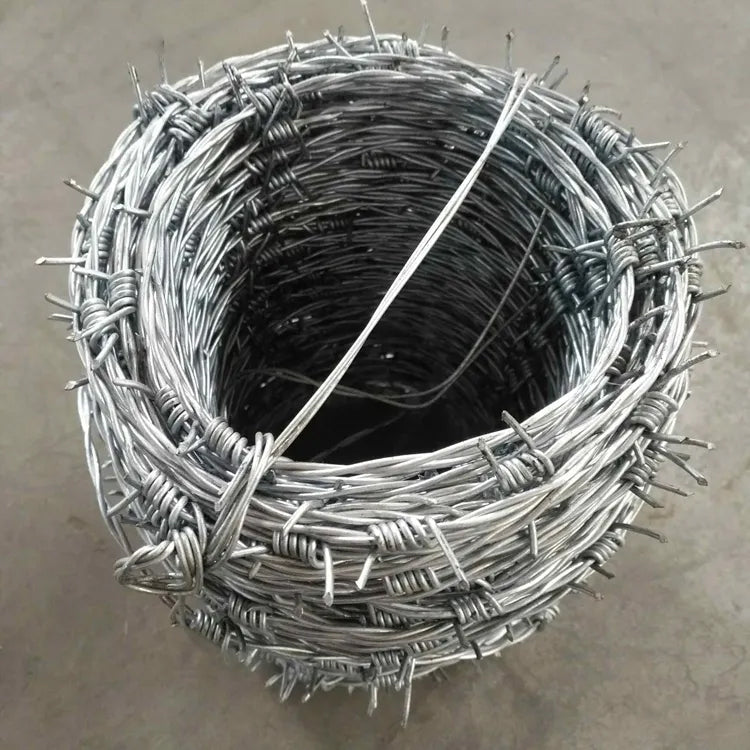 Kang Fencing  Galvanised Barbed Wire, Reverse Twist Barbed Wire, Galvanzied 1.6mm High Tensile Barbed Wire