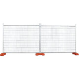 Kang Fencing 240 x 210cm Galvanised Steel Temp Fence Panels, 3mm Wire Dia.